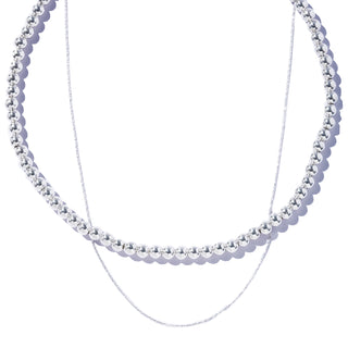 bowling tribe layer necklace