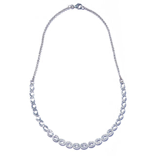 glister oval necklace