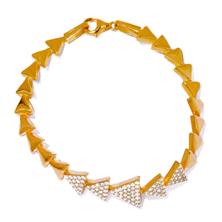 glister triangle bracelet
