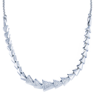 glister triangle necklace