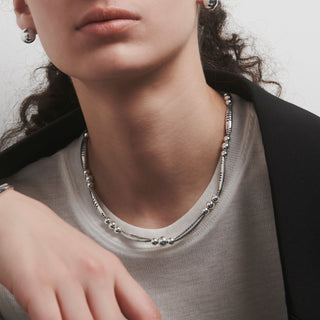 bowling tribe carve necklace