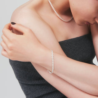 herringbone S bracelet