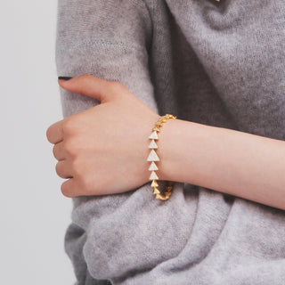 glister triangle bracelet