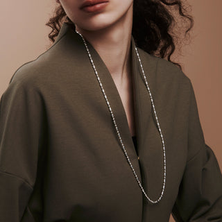 bowling tube long necklace