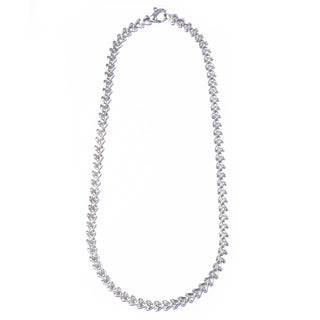 herringbone S necklace