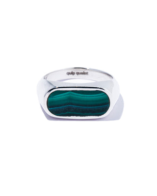 palette malachite ring