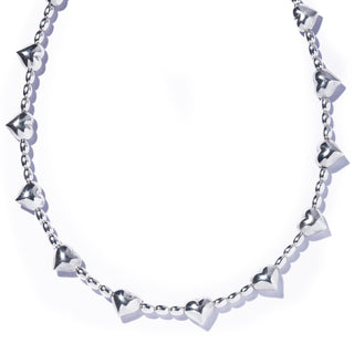 chunky heart necklace
