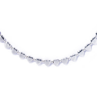 press heart necklace