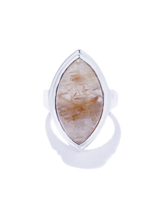 nebula ring (gold rutille)