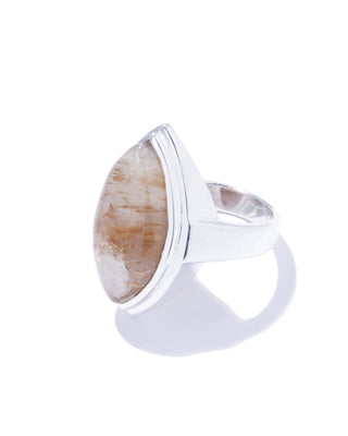 nebula ring (gold rutille)