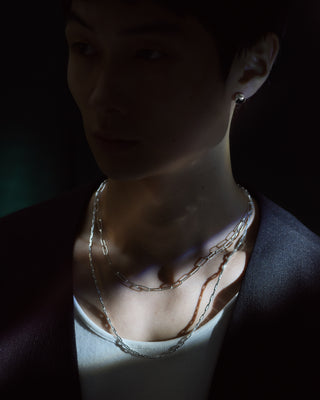 impasto long necklace