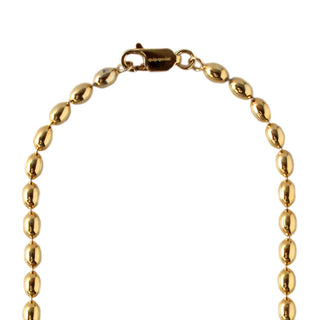 grain chain long necklace