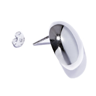 bowling studs oval pierce