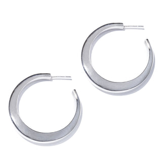 crescent hoop pierce