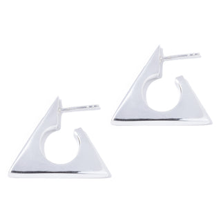 triangle hoop pierce