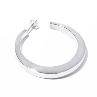 crescent hoop pierce