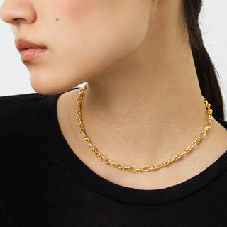 oval chain choker