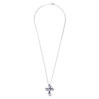 【SET】cross charm ×multi chain necklace