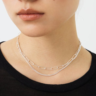 two chain necklace