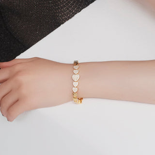 glister heart bracelet